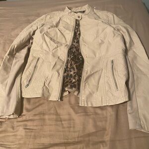 Black Rivet Leather Jacket